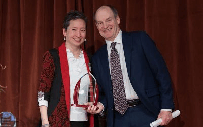 Access CEO Kenneth Loving, MD, presented the John H. Renner Wisconsin Idea Award at the 2024 Renner-Hansen Dinner at the Monona Terrace
